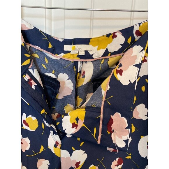 Boden Floral Wide-Leg Trousers, Size 12R - Picture 10 of 13